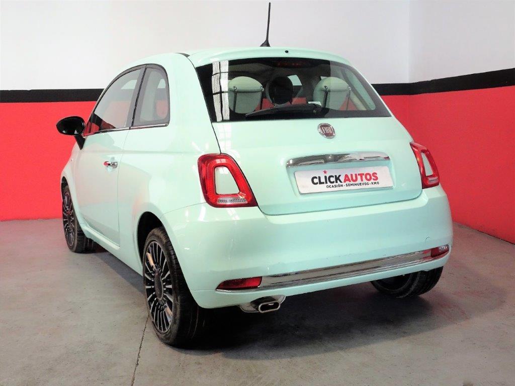 ClickAutos.es Fiat 500 1.2 69CV Lounge Verde Lattementa